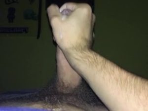 Stroking my cock till I cum