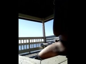 Thot fucked on pier