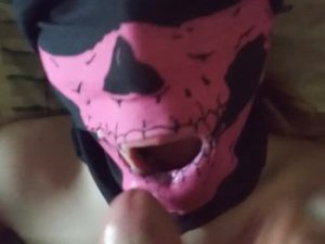 Hands free Halloween deepthroat HD 1080p