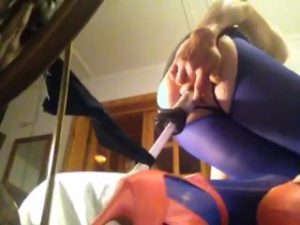 Spinning wheel crossdressers home made Love tool