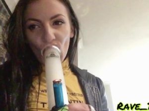 Smoking girl bong hits compilation