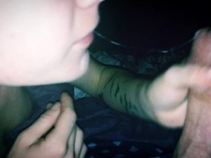 3am blowjob and cumshot