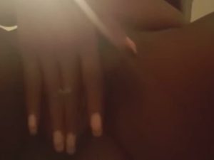 BBW pussy play before class